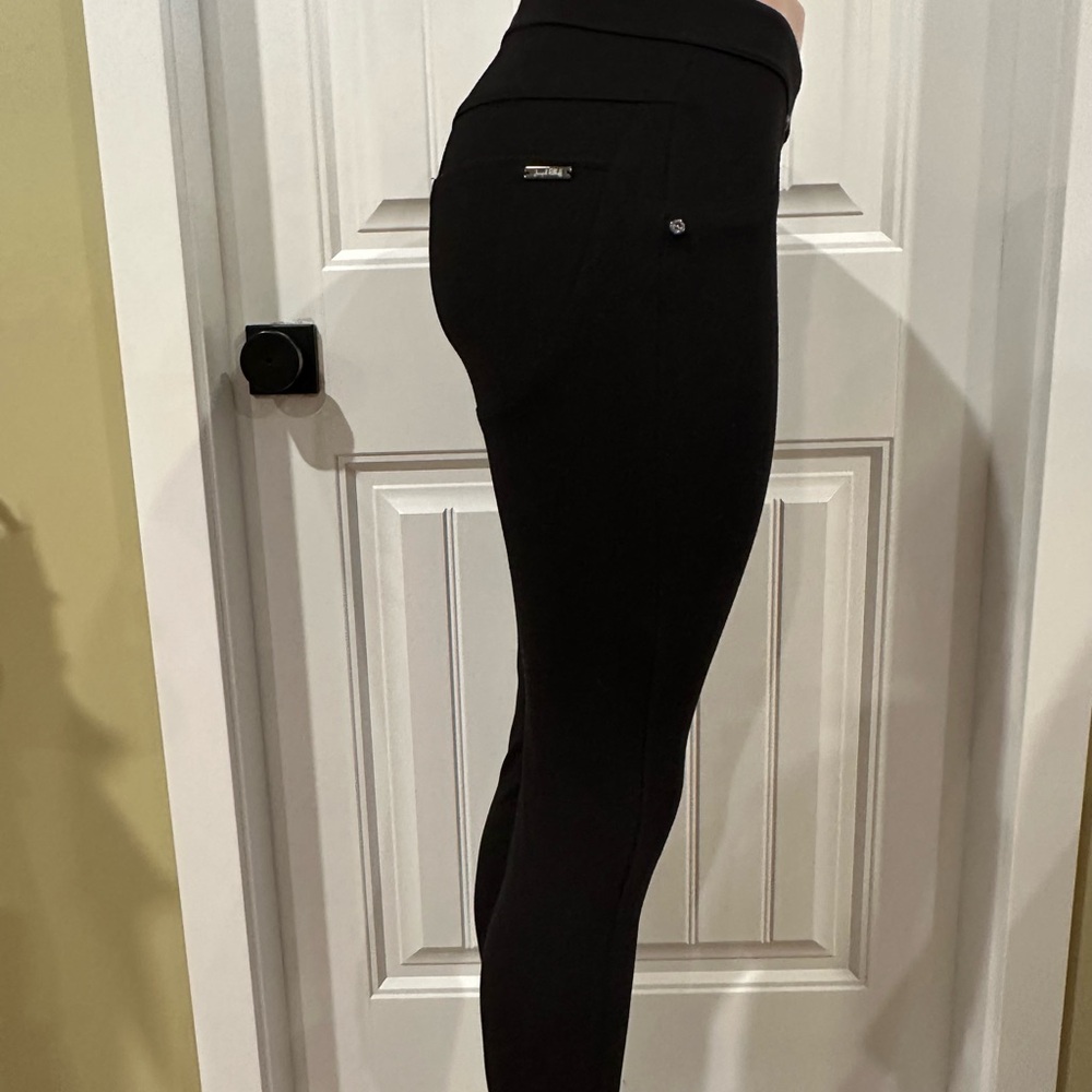 Joseph Ribkoff Black Ponte Pull On Legging Pants Size 8 - Picture 3 of 10